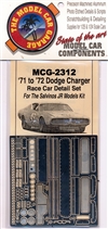 '71 to '72 Dodge Charger Photo-Etch Detail Set for Salvinos JR Model kits