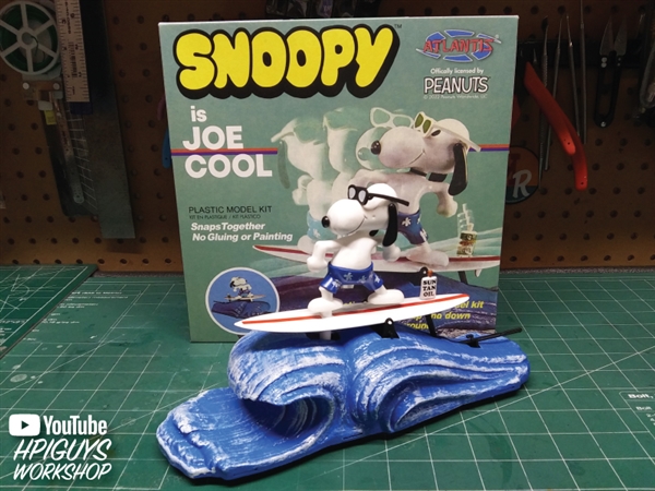 Snoopy is Joe Cool Motorized Model Kit (fs) Just Arrived