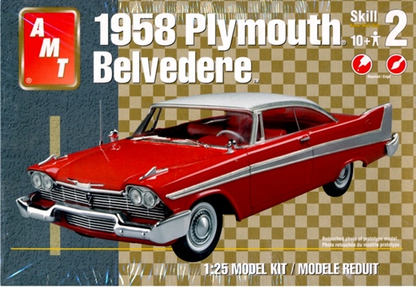 1958 plymouth belvedere model kit