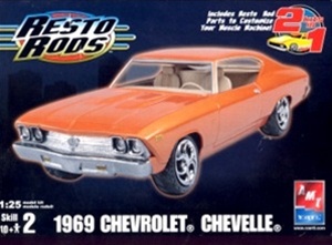 1969 chevelle plastic model kit