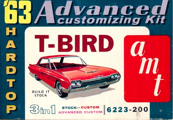 1963 ford thunderbird model car