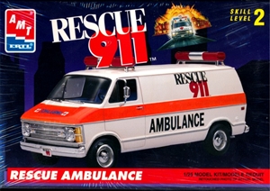 Dodge Van Rescue 911 'Rescue Ambulance' (1/25) (fs)