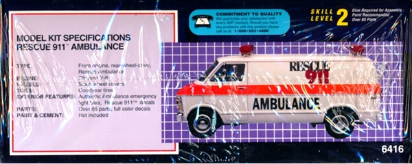 Dodge Van Rescue 911 'Rescue Ambulance' (1/25) (fs)