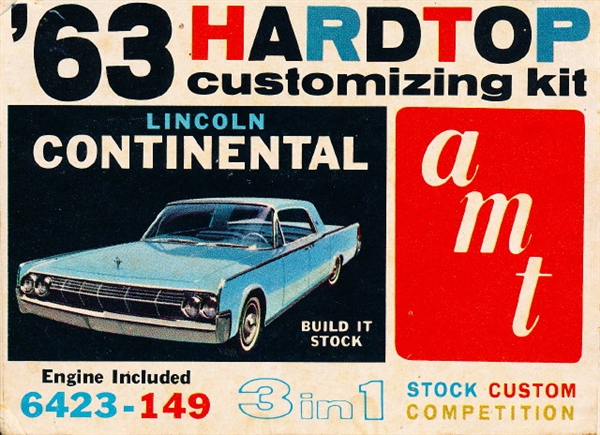 1963 Lincoln Continental Customizing Kit (3 'n 1) Stock, Custom or