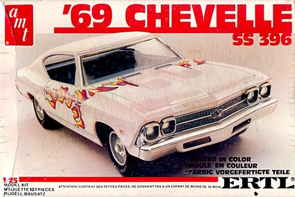 1969 chevelle plastic model kit