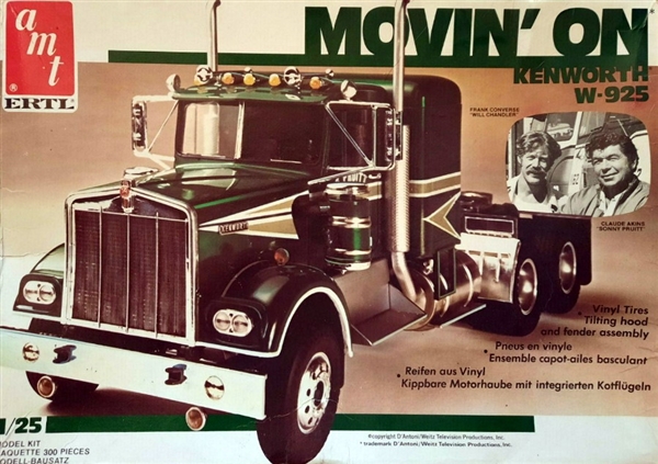 1/25, Kenworth W925 Semi Tractor, Model Kit - Get A Hobby