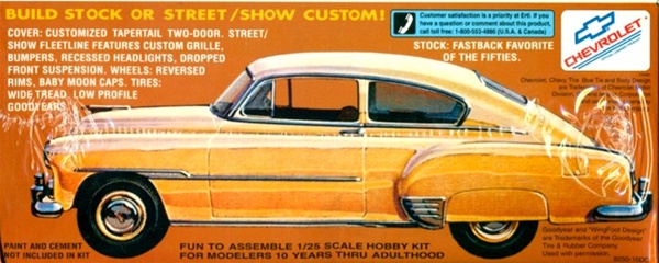 amt 51 chevy fleetline