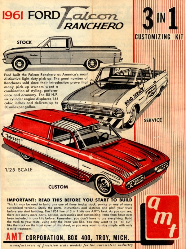 1961 Ford falcon model kit #2