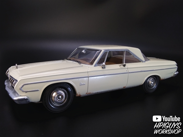 1964 Plymouth Belvedere with Slant 6 Engine (1/25) (fs)