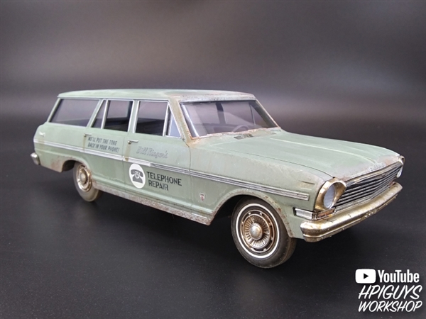 amt 1963 chevy ii nova station wagon