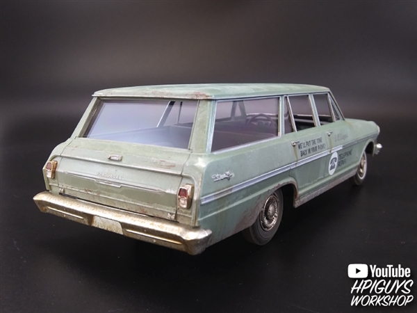 1963 Chevy Ii Nova Station Wagon Craftsman Plus Series Retooled With Opening Hood 1 25 Fs