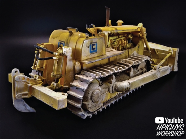 Construction Bulldozer and Lowboy Trailer Combo (1/25) (fs) Back in Stock