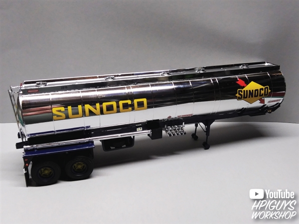 Sunoco Fruehauf Plated Tanker Semi Trailer (1/25) (fs)