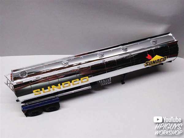 Sunoco Fruehauf Plated Tanker Semi Trailer (1/25) (fs)