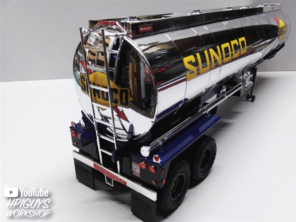 Sunoco Fruehauf Plated Tanker Semi Trailer (1/25) (fs)