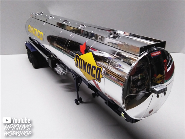 Sunoco Fruehauf Plated Tanker Semi Trailer (1/25) (fs)