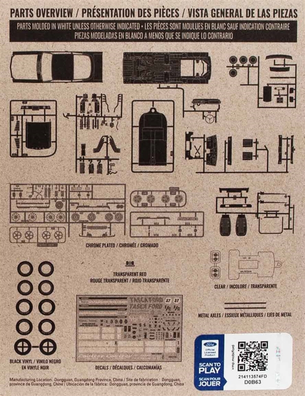 1966 Ford Mustang Fastback 2+2 (1/25) (fs) Back in Stock!