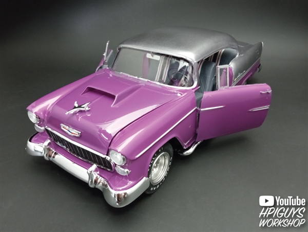 AMT 1955 CHEVY BEL AIR HARDTOP 1:16 SCALE MODEL KIT