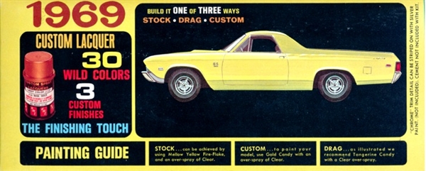 1969 Chevrolet Chevelle El Camino SS 396 (3 'n 1) Stock, Drag or Custom  (1/25)