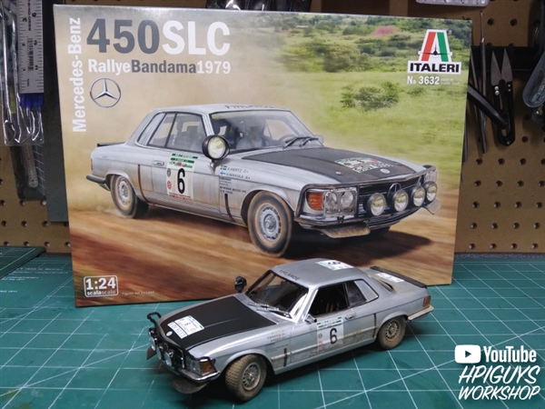 Mercedes Benz 450SLC Rallye Bandama 1979 (1/24) (fs)