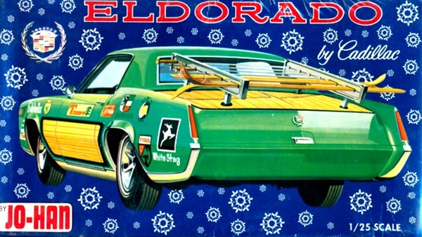 限定価格JO-HAN / 1967 CADILLAC ELDORADO LOWRIDER 1/25 完成品 箱付 !! / FLAT BOX / ローライダー / キャデラックエルドラド / オリジナルキット ゼネラルモータース