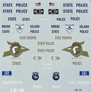 New Hampshire State Police, Maine, Rhode Island