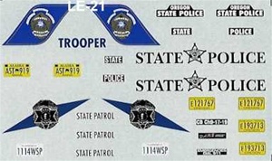 Washington State Police, Oregon, Alaska State Trooper