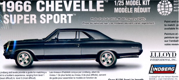 1966 chevelle plastic model kit