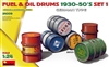 German Fuel & Oil Drums 1930-50s Set 1