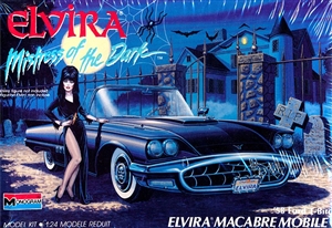 1958 Ford Thunderbird 'Elvira Macabre Mobile' (1/24) (si)