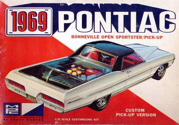 1969 Pontiac Bonneville Open Sportster/Pick-up (3 'n 1) Stock, Custom or  Pick-up (1/25) (si)