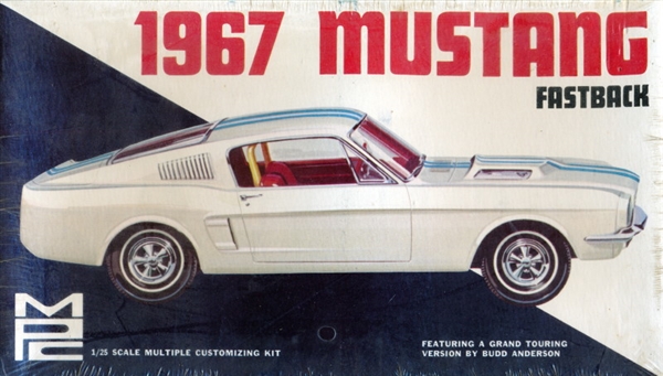 1967 Ford Mustang 2+2 Fastback (4 'n 1) Stock, Custom, Drag or Grand  Touring (1/25) (fs) MINT