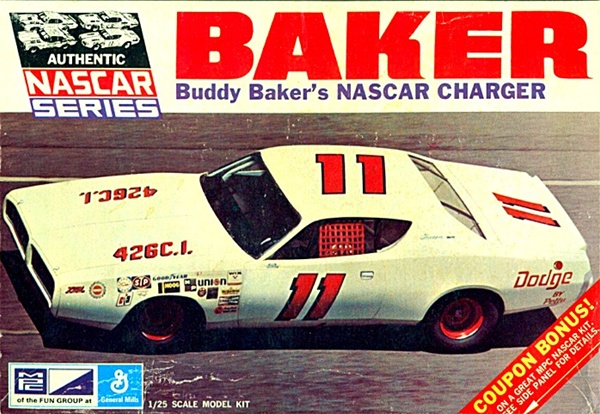 1971 Buddy Baker's #11 Dodge Charger NASCAR (1/25) (si)