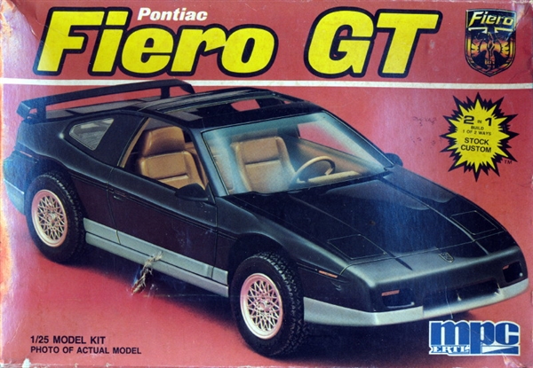 pontiac fiero model kit