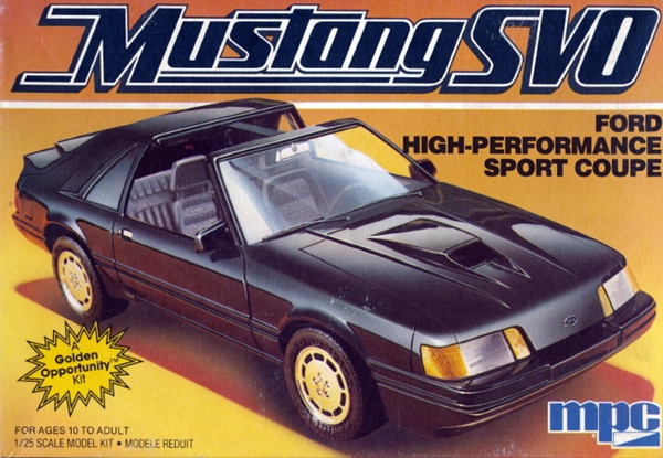 1986 Ford Mustang Svo Coupe T-top (1 25) (fs)