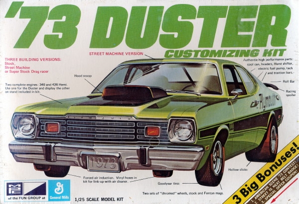 plymouth duster model car kits