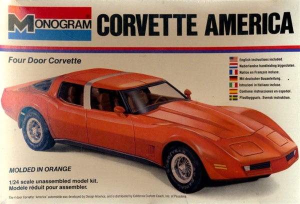 1970 Corvette America 4 Door Corvette 1 24 Fs C 1980