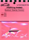Aluminum Steering Column with Turn Signal Arm (Spun Aluminum) (1/24 or 1/25)