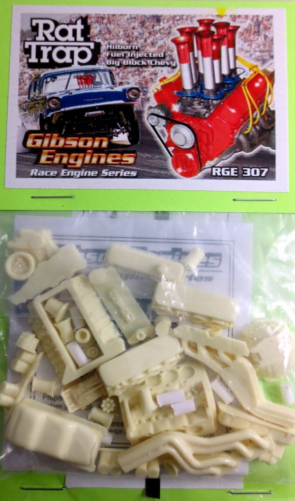 Rat Trap Hilborn Fuel-Injected Big Block Chevy Engine (1/25) (fs)