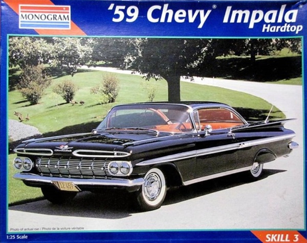 1959 chevy impala plastic model kit