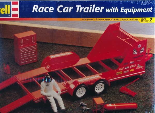 race car hauler model kit