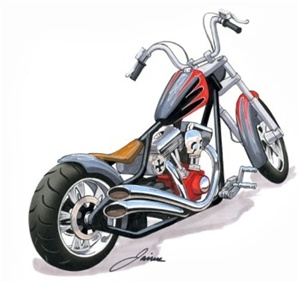 Kustom 'Crusader' Chopper (2 'n 1) (1/12) (fs)