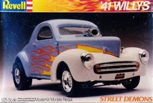 1941 Willys Coupe With Opening Doors "Street Demons" (1/25) (fs)