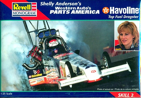 Shelly Anderson's Western Auto's Parts America Havoline Top Fuel