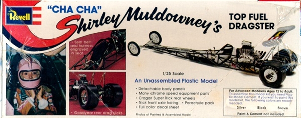 Shirley Muldowney's Top Fuel Dragster With Figure(1/25) (fs)