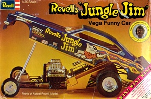 1975 Jungle Jim Vega Funny Car (Original Issue) 1/25 (Started) Please see "More Info"