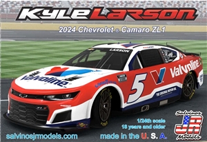 Kyle Larson 2024 Chevrolet Camaro Valvoline Scheme 5