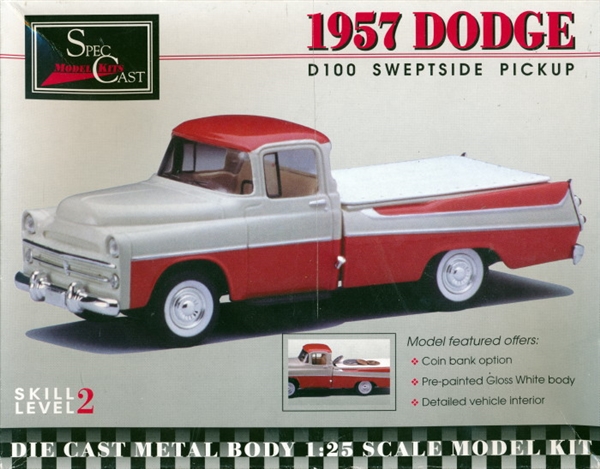 1957 Dodge D-100 Sweptside Pickup 'Metal Body' (1/25)