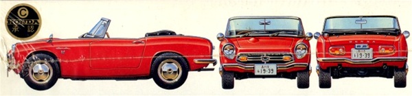 1965 Honda S800 (1/24) (fs)