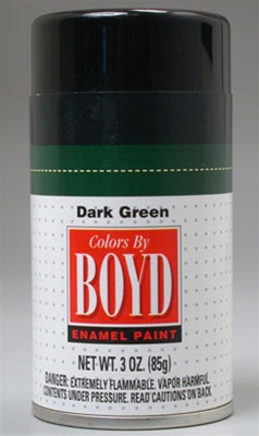 Boyd Dark Green Pearl Enamel Spray